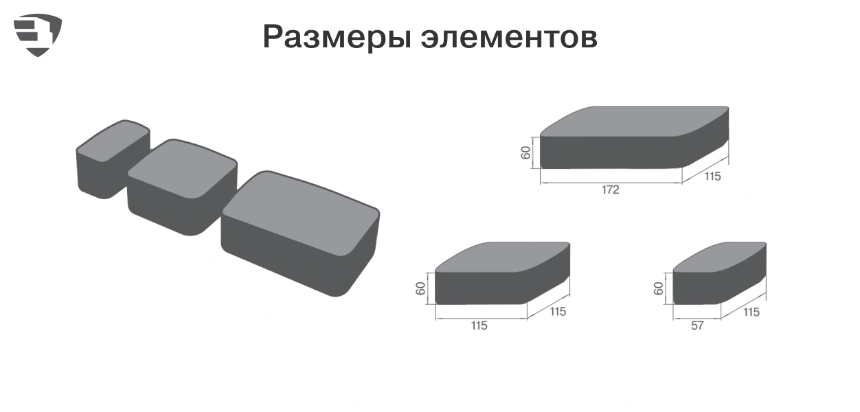 Размеры элементов