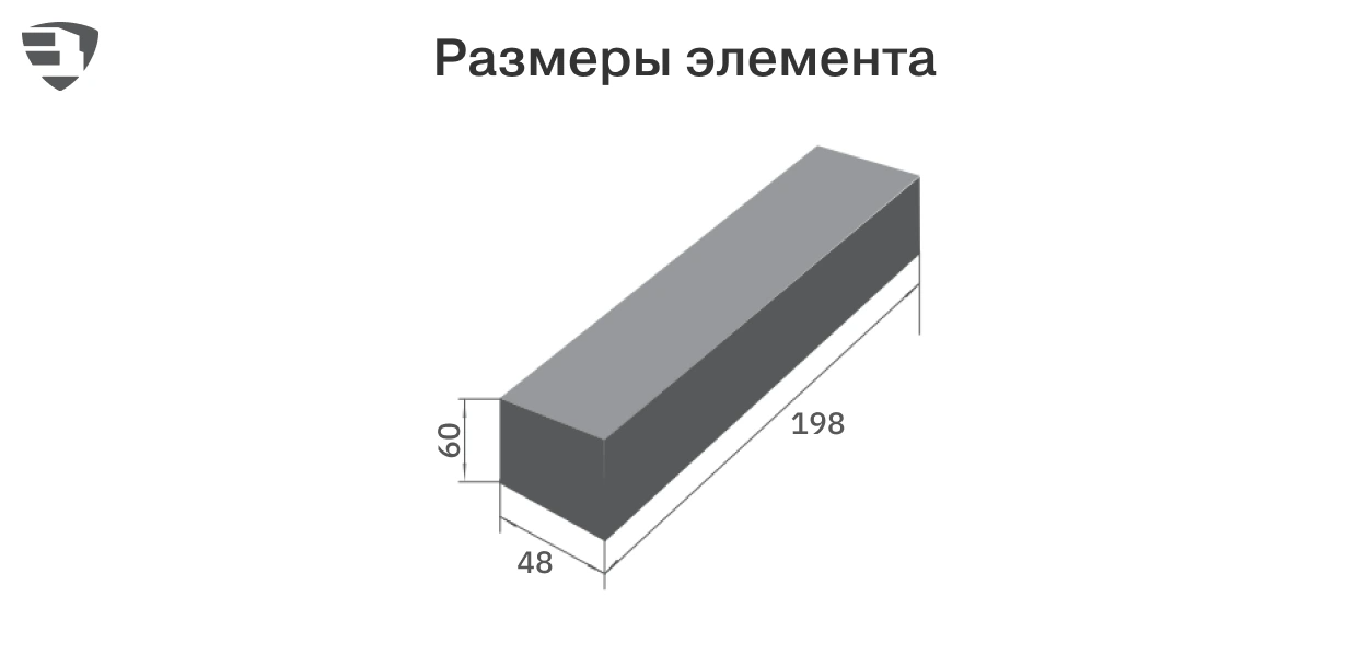 Размеры элементов